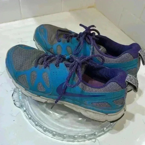 Women’s Nike Flex Trail turquoise & purple size: 7.5 Pre-Owned - Picture 3 of 10